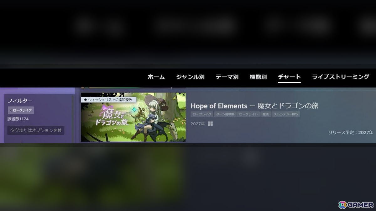 「Hope of Elements ― 魔女とドラゴンの旅」発売時期が2027年春に決定!Steam Nextフェスでランキング入りのローグライク戦略RPGの画像