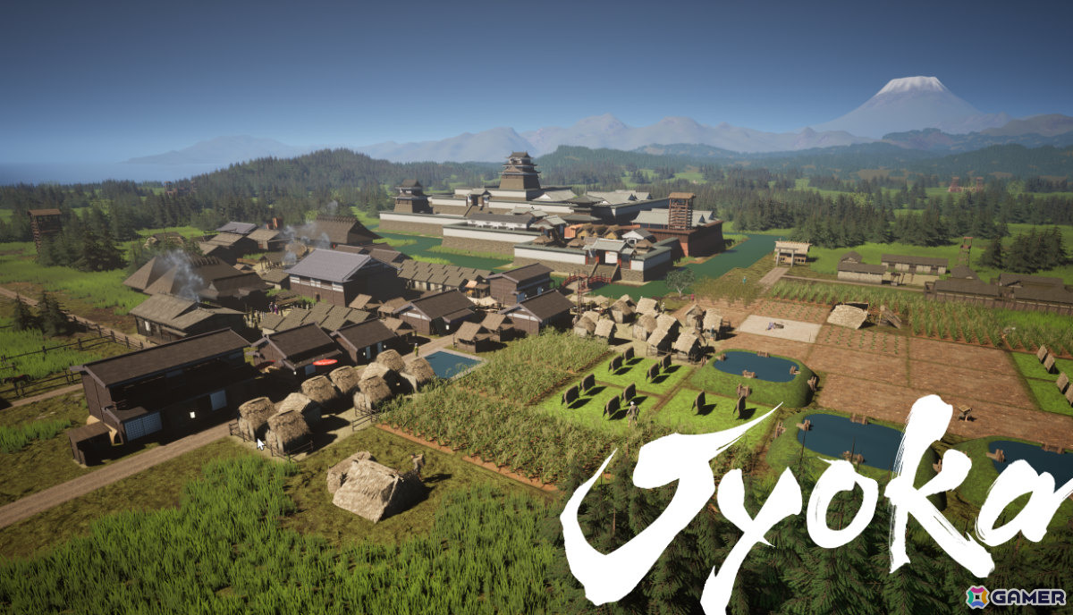戦国時代を舞台にした城下町作り+ストラテジーゲーム「Jyoka -城下-」が11月16日に配信!城下町の発展、侵略からの防衛、支配地域の拡大の三段階が融合の画像